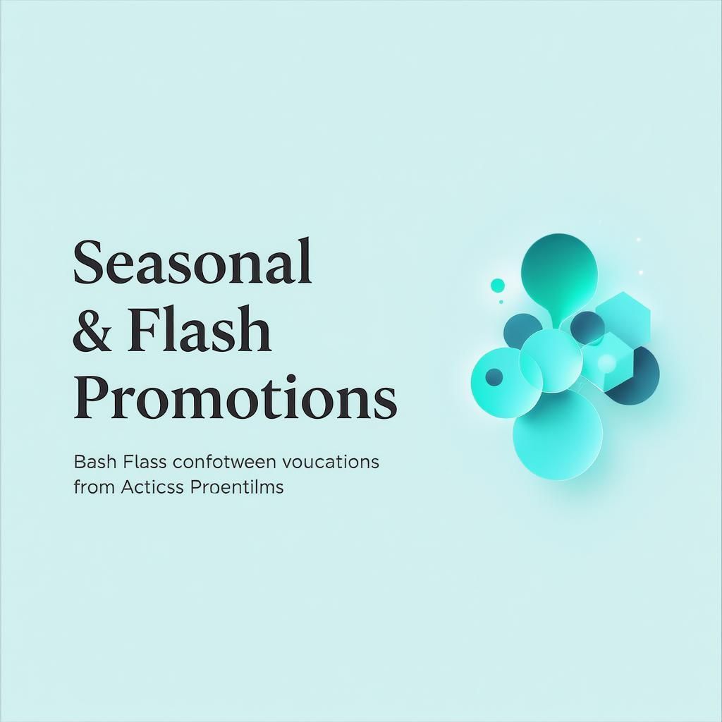 Seasonal & Flash Promotions